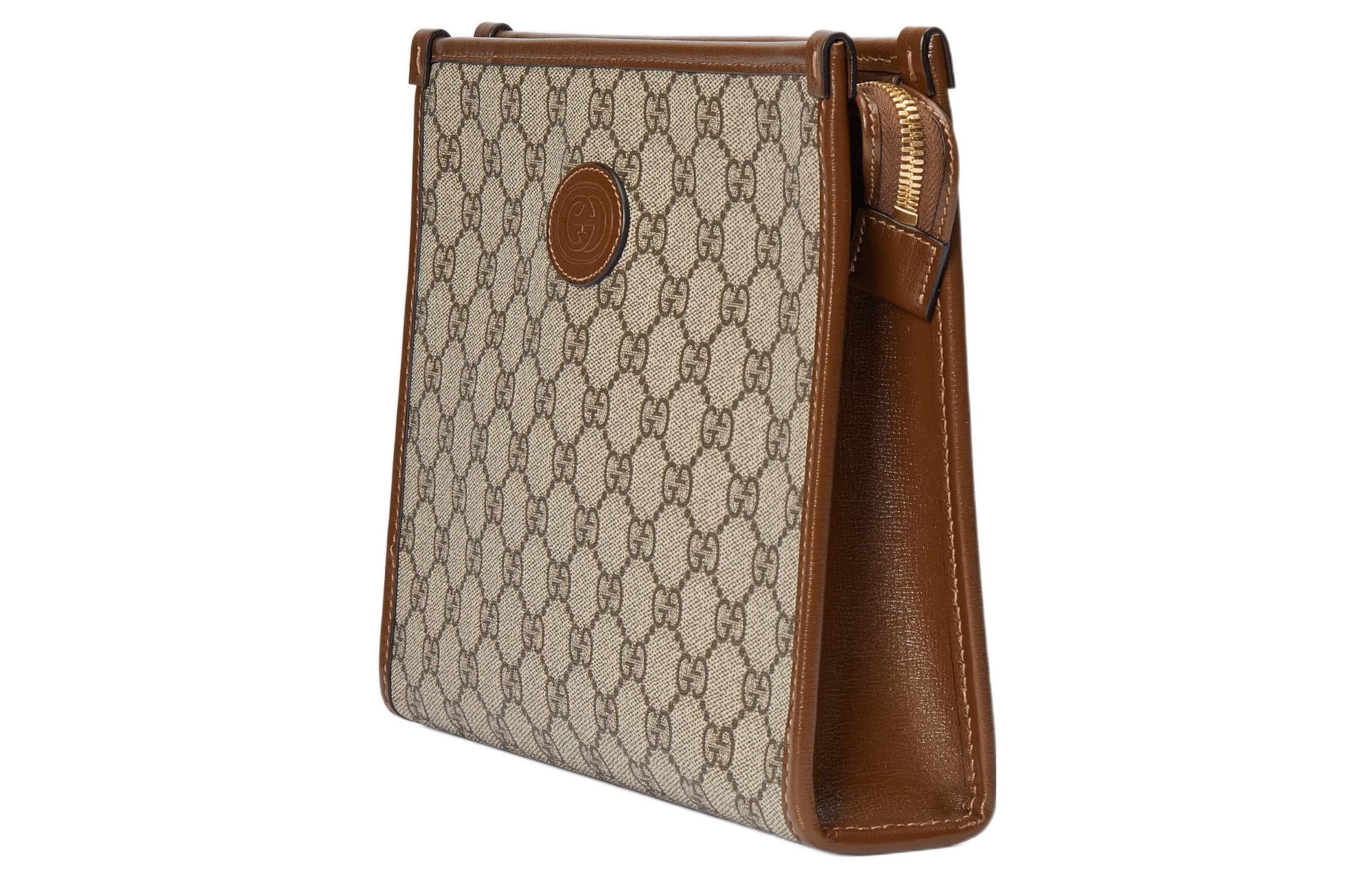 Gucci Beauty Case With Interlocking G 'Beige Ebony Brown Sugar' 672956-92TCG-8563 - 2