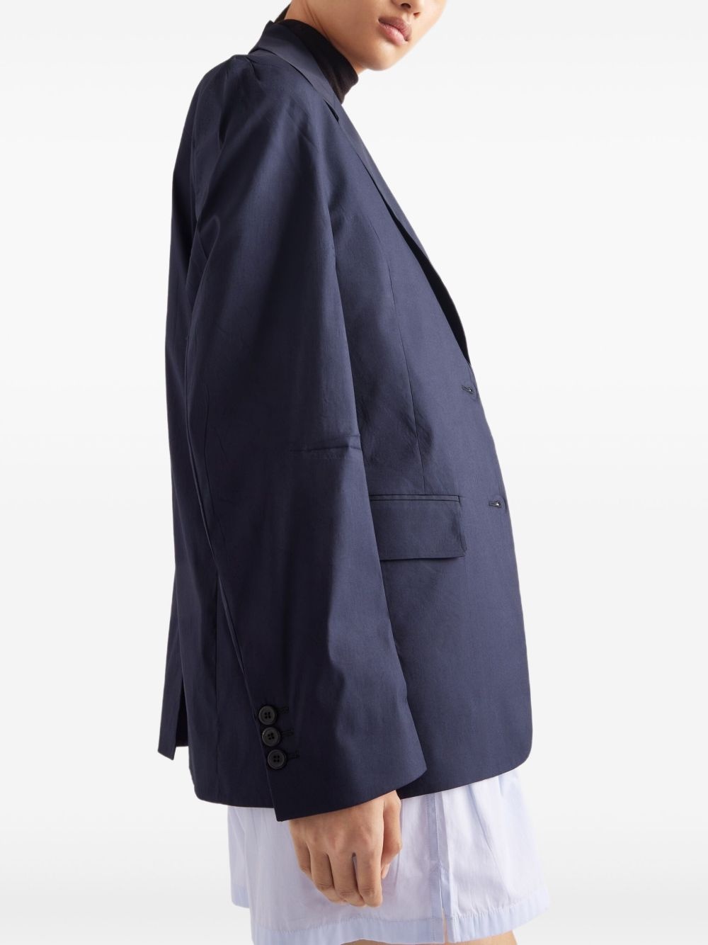poplin blazer - 4