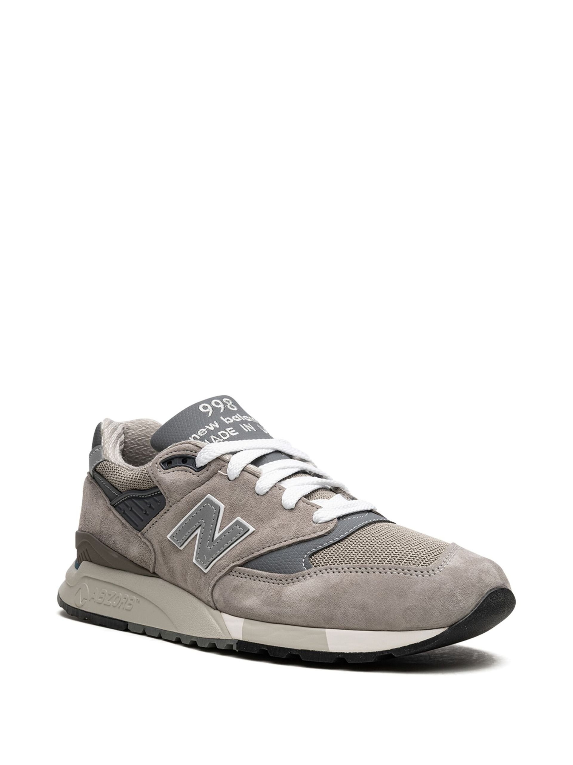 Grey 998 Made In USA Suede Sneakers - 2