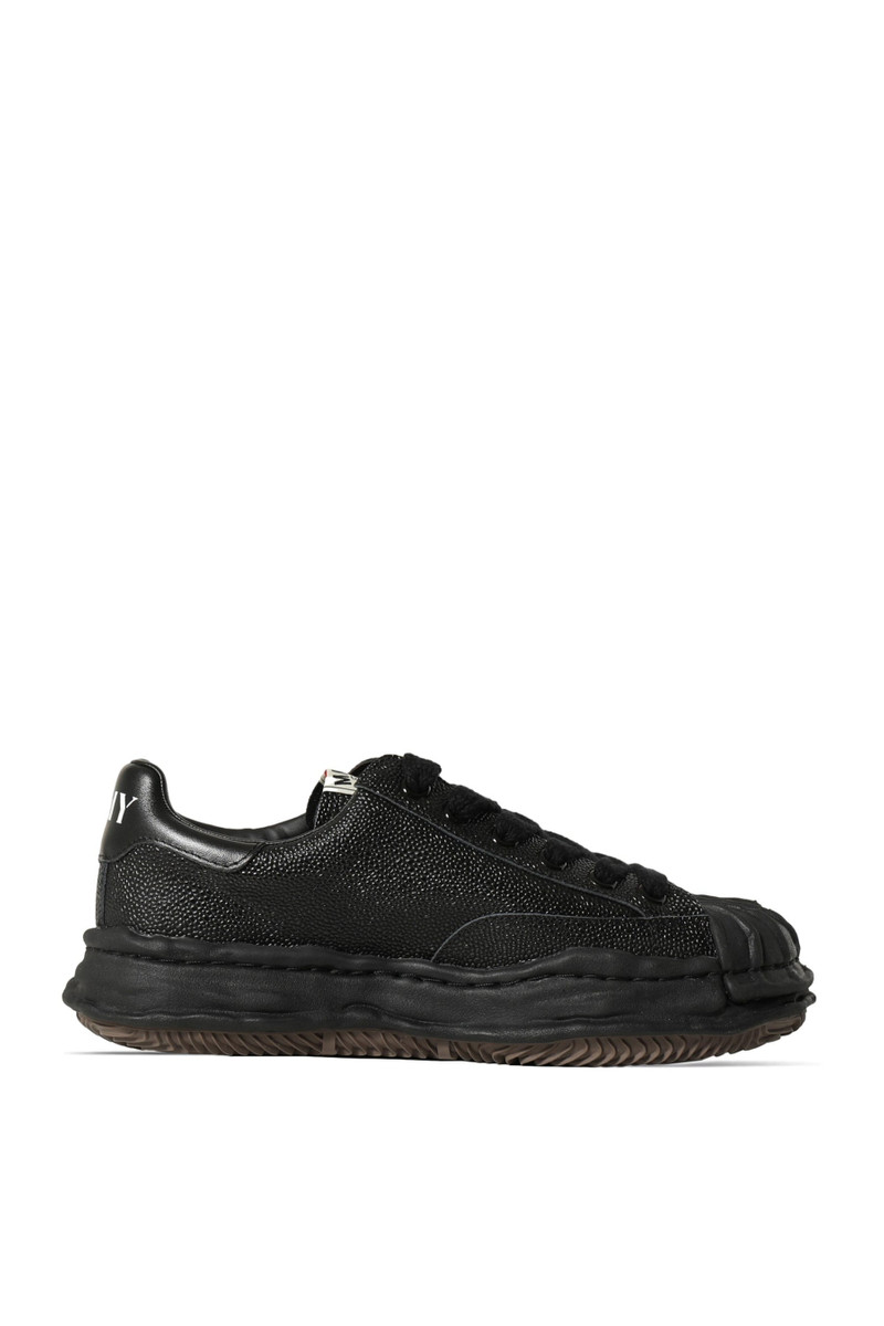 Maison MIHARAYASUHIRO BLKY LOW BSKT LEATHER / BLK/BLK outlook