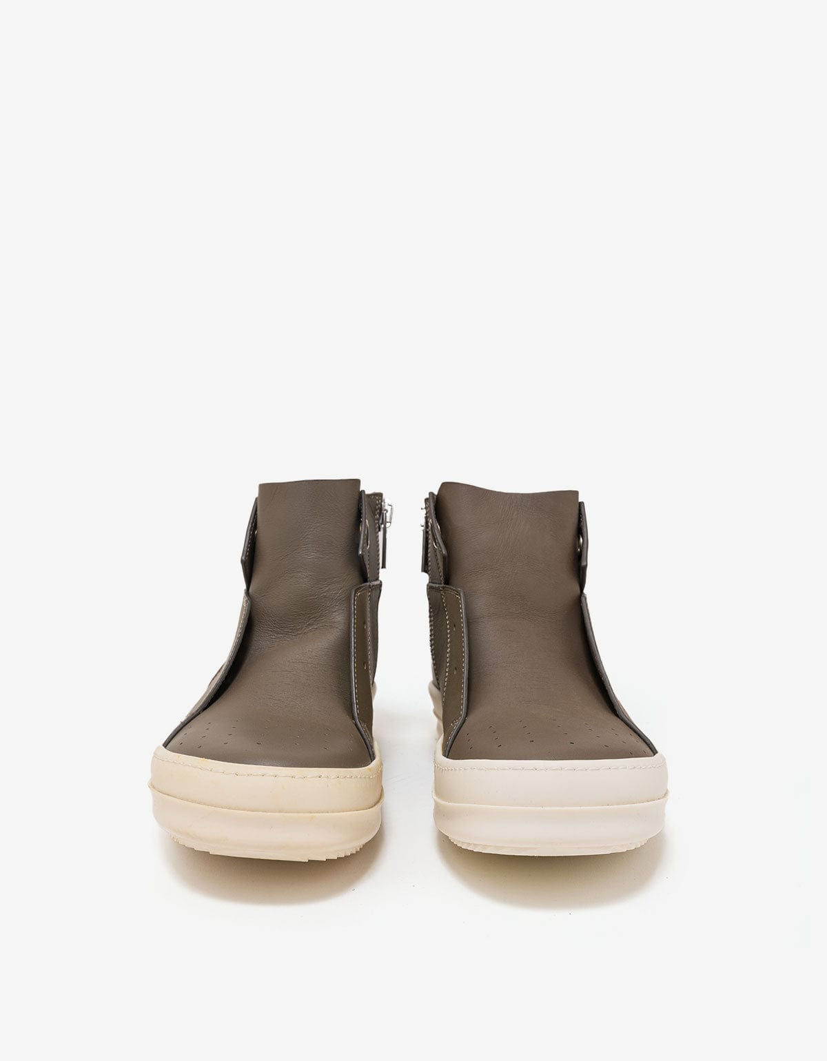 Rick Owens Island Dunk Darkdust Grey Mid High Trainers - AW16 - 4