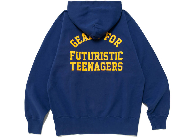 Human Made Human Made Snap Hoodie Navy outlook