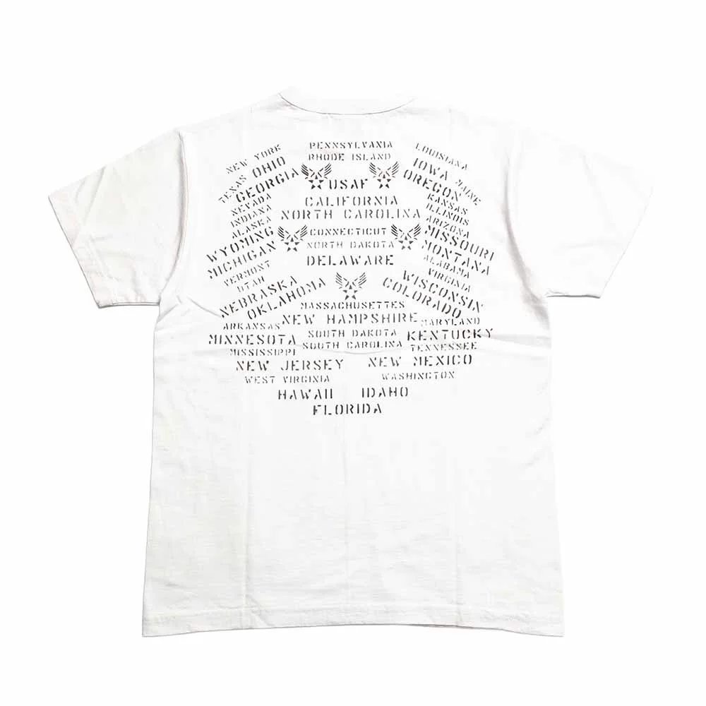 S/S T-SHIRT - AIR BASE STENCIL - BR79779 - 1