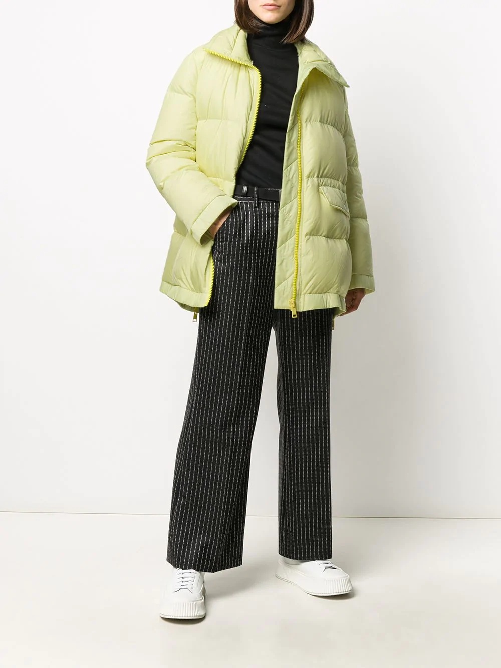 quilted puffer coat - 6