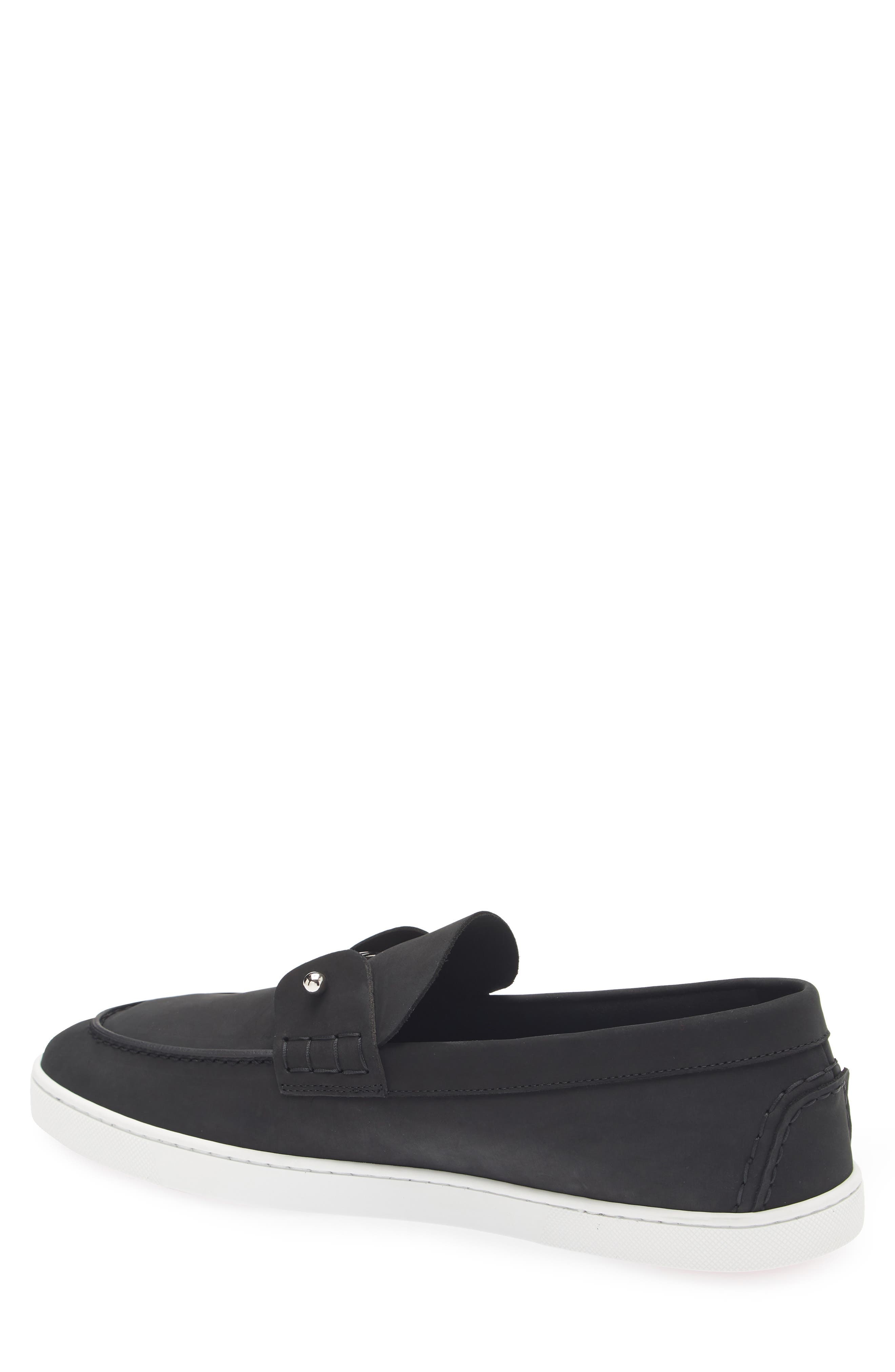 Christian Louboutin Chambeliboat Loafer in Black/Lin Black at Nordstrom - 2