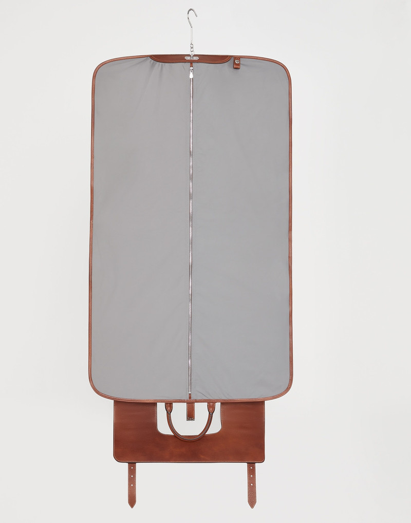 Grained calfskin suit carrier 5