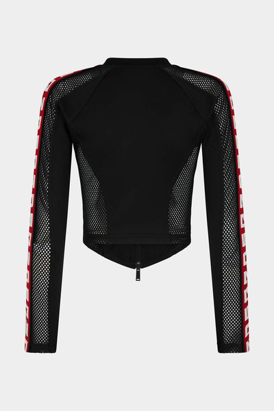 DSQUARED2 DSQ2 MESH TAPING  ZIPPED JACKET outlook