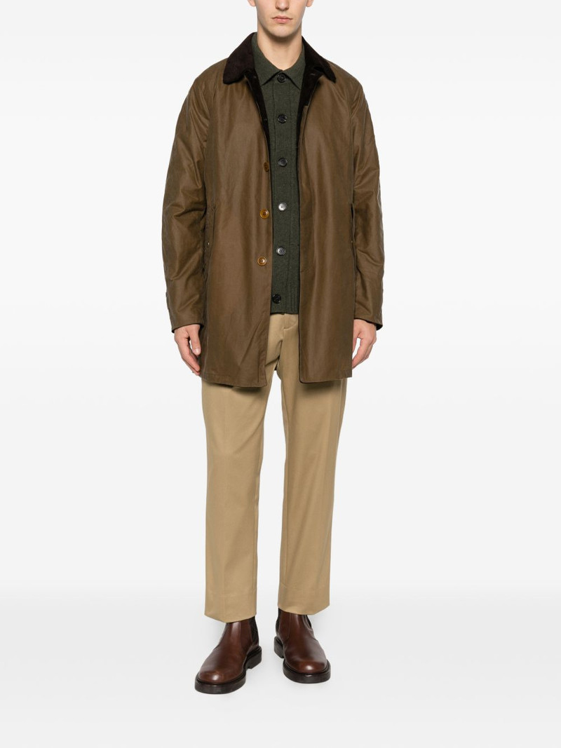 Baracuta The Original Barbour Tartan corduroy collar coat outlook