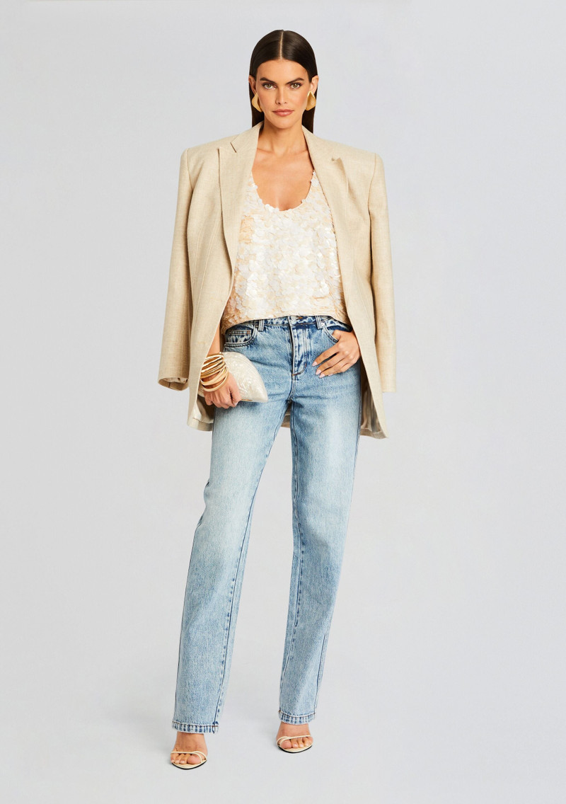 RETROFÊTE CLOVER SEQUIN TOP outlook