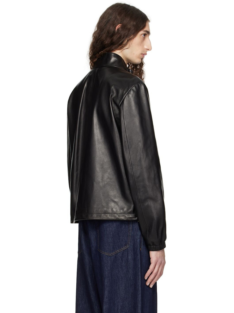 Black Plongé Leather Jacket 3