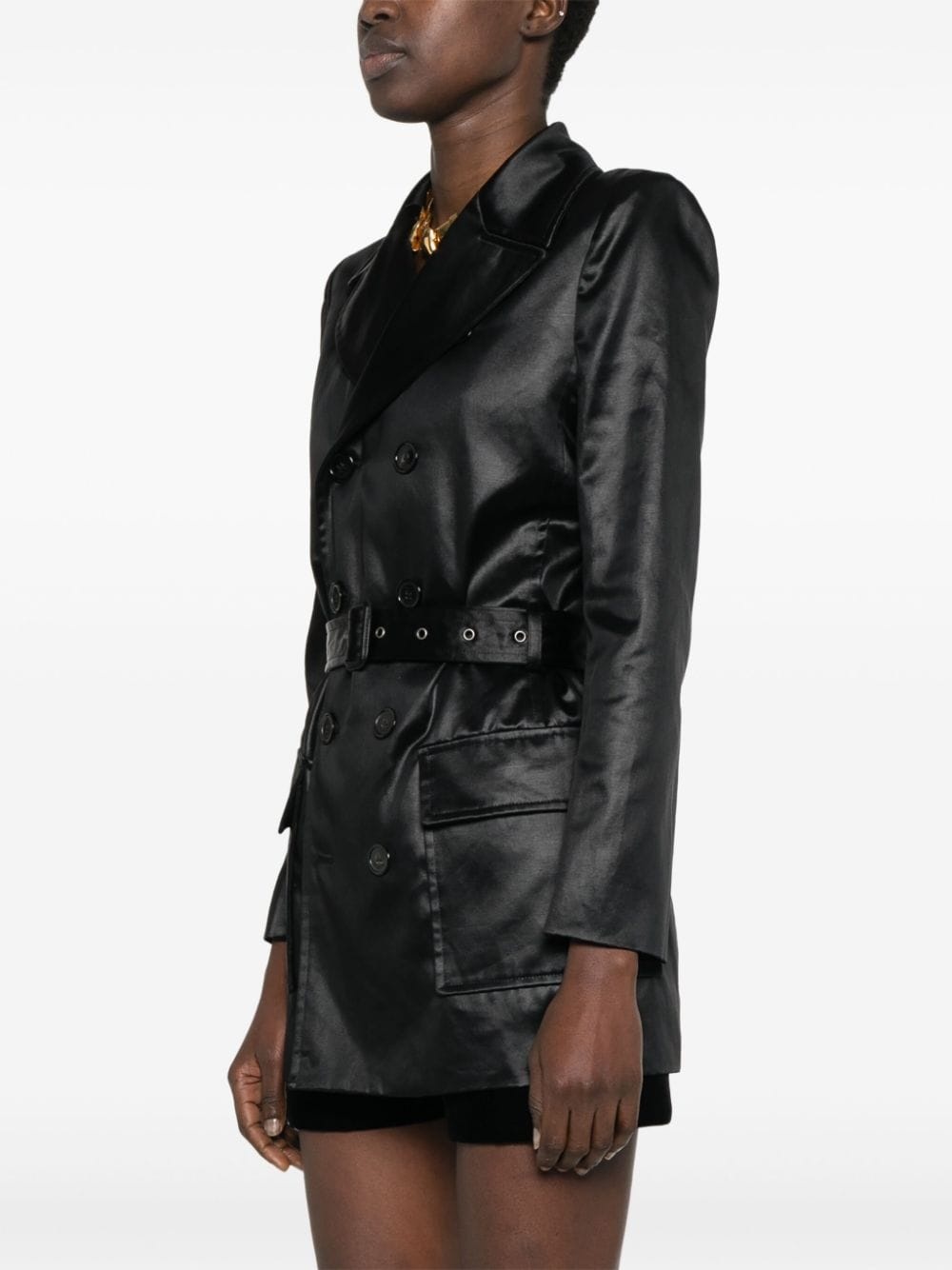 Saharienne double-breasted blazer - 3