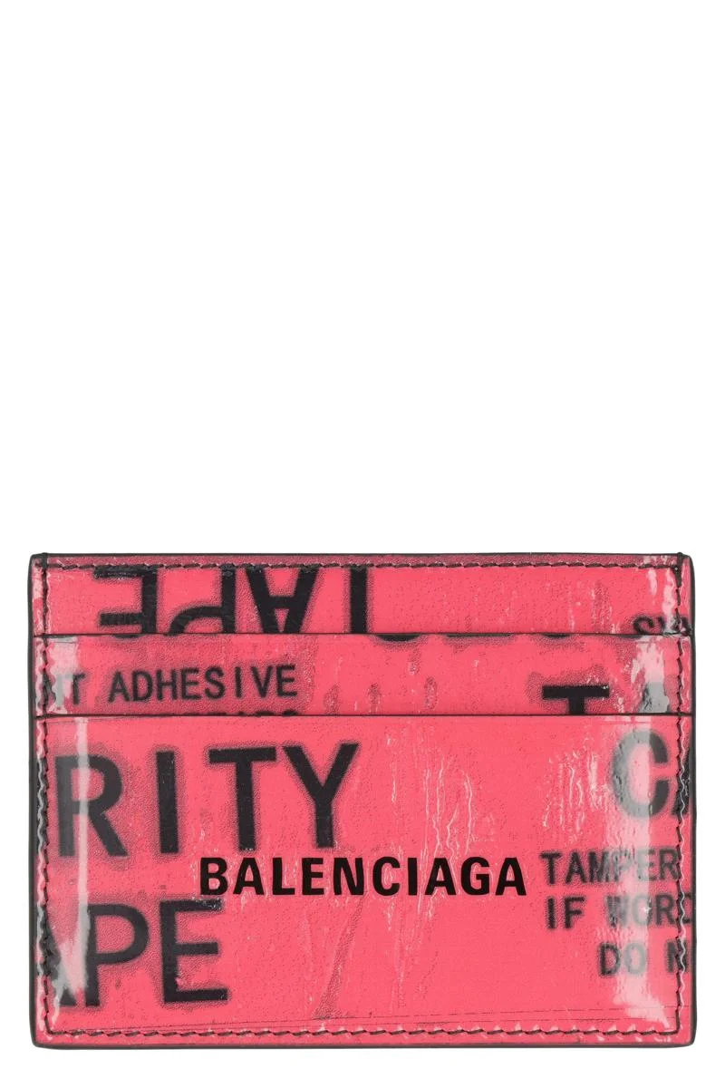 Balenciaga Portacarte Tape Type In Leather - 1
