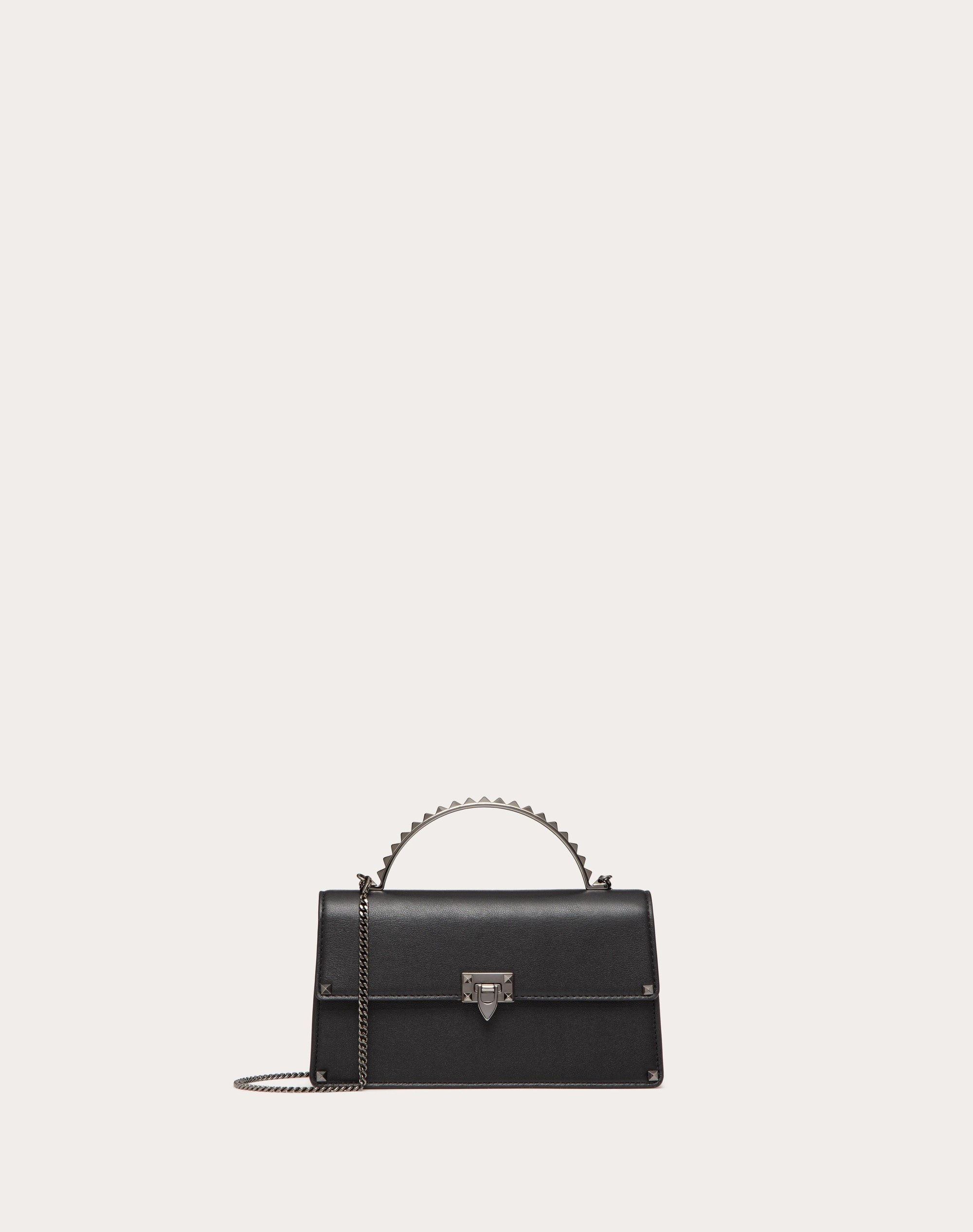 MINI ROCKSTUD CALFSKIN HANDBAG - 1