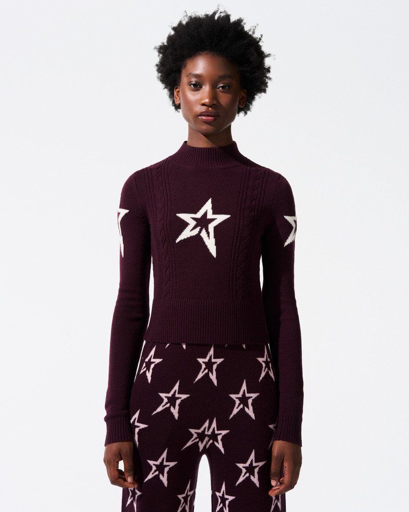 PERFECT MOMENT Cable Merino Wool Sweater outlook