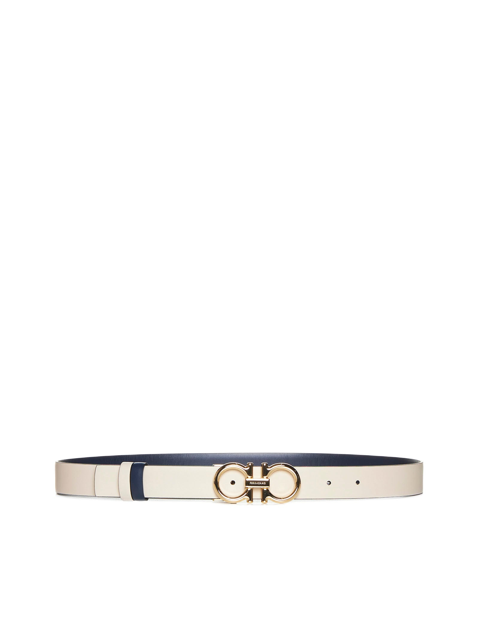 Gancini leather reversible belt - 3