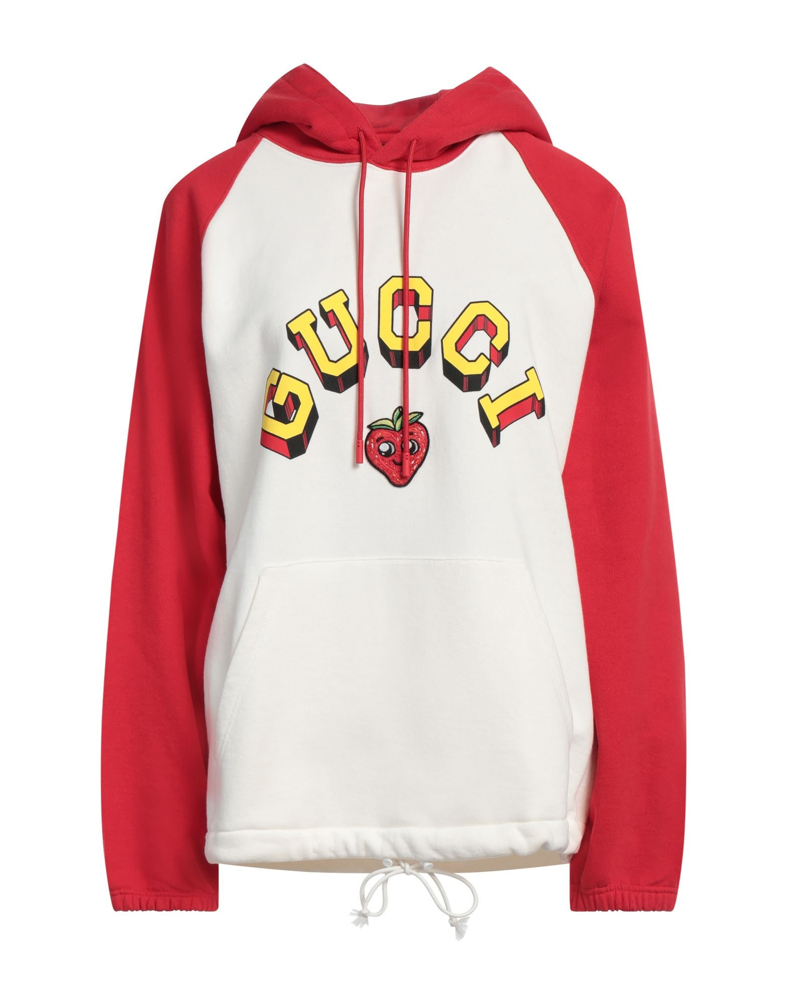 White Women's Hooded Sweatshirt - 1