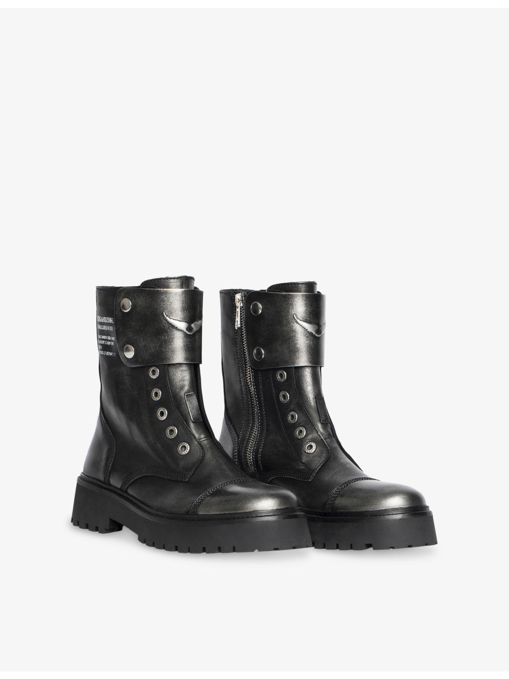 Joe Fast Brush-Off Leather Ankle Boots - 2