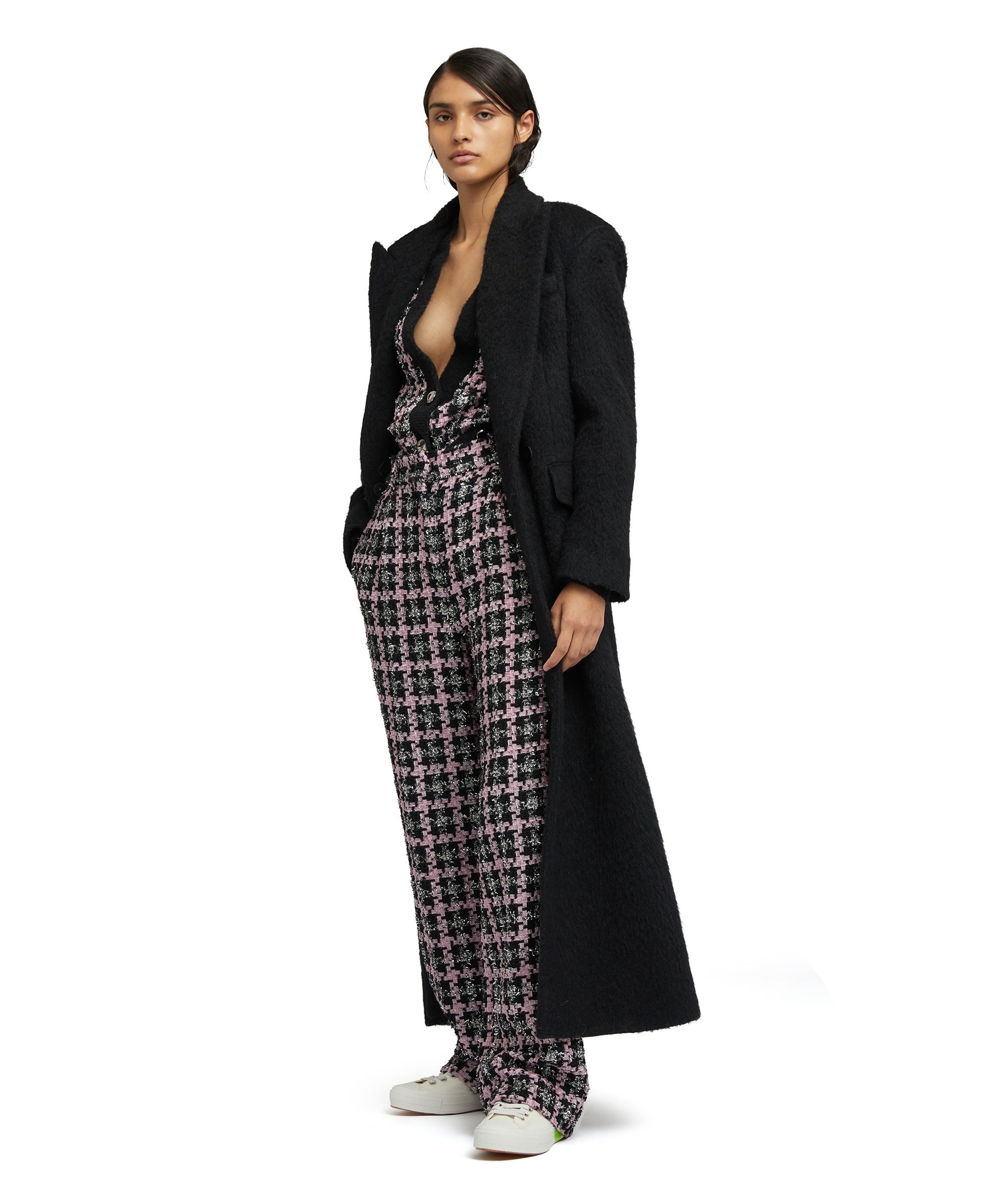 Trousers with "Lurex Check Tweed" motif - 5