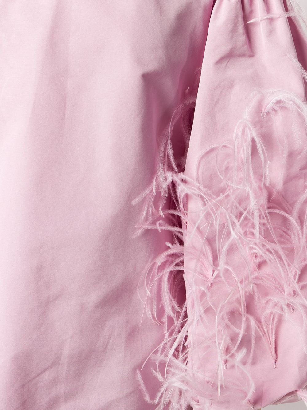 feathered sleeve top - 5