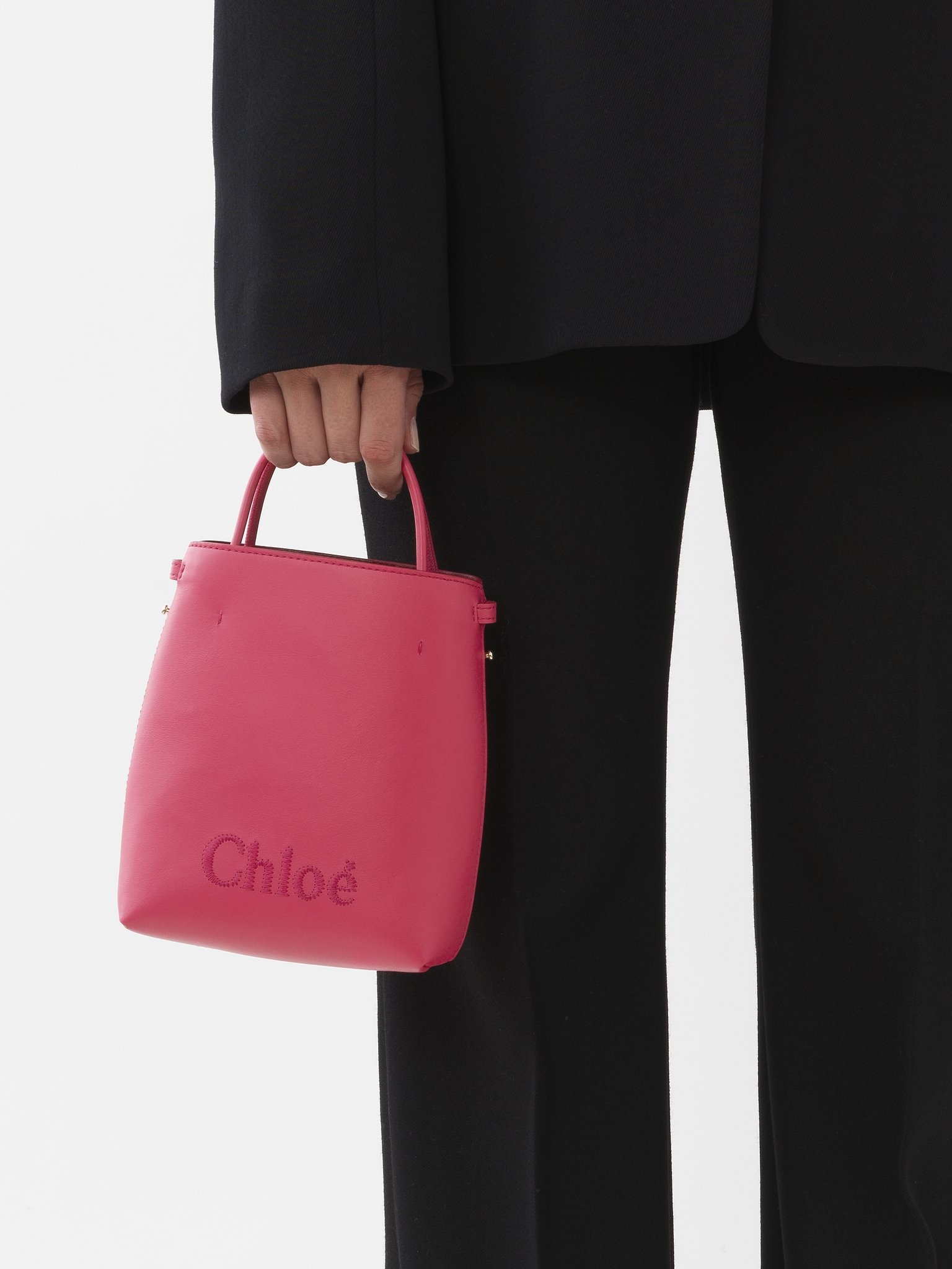 CHLOÉ SENSE MICRO TOTE BAG - 5