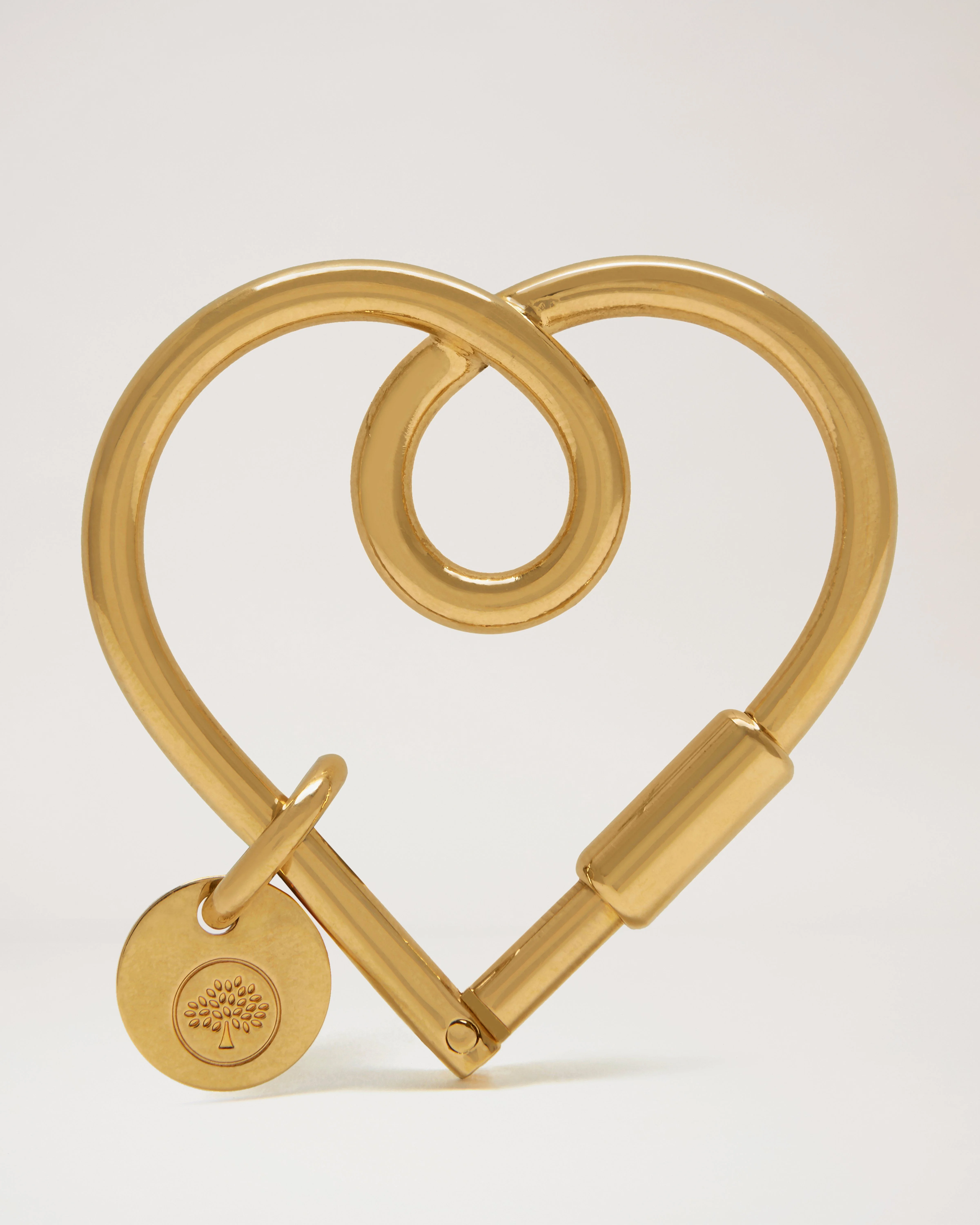 Looped Heart Keyring
Gold Zinc - 1