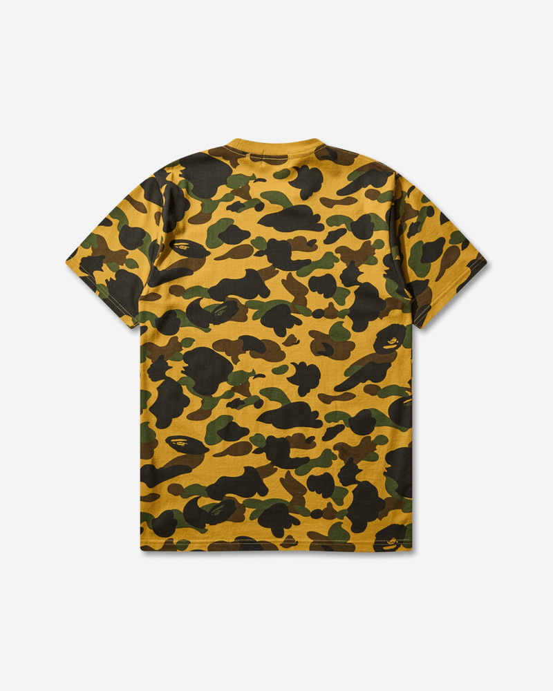 A BATHING APE® Men's 1st Camo College T-Shirt Yellow outlook