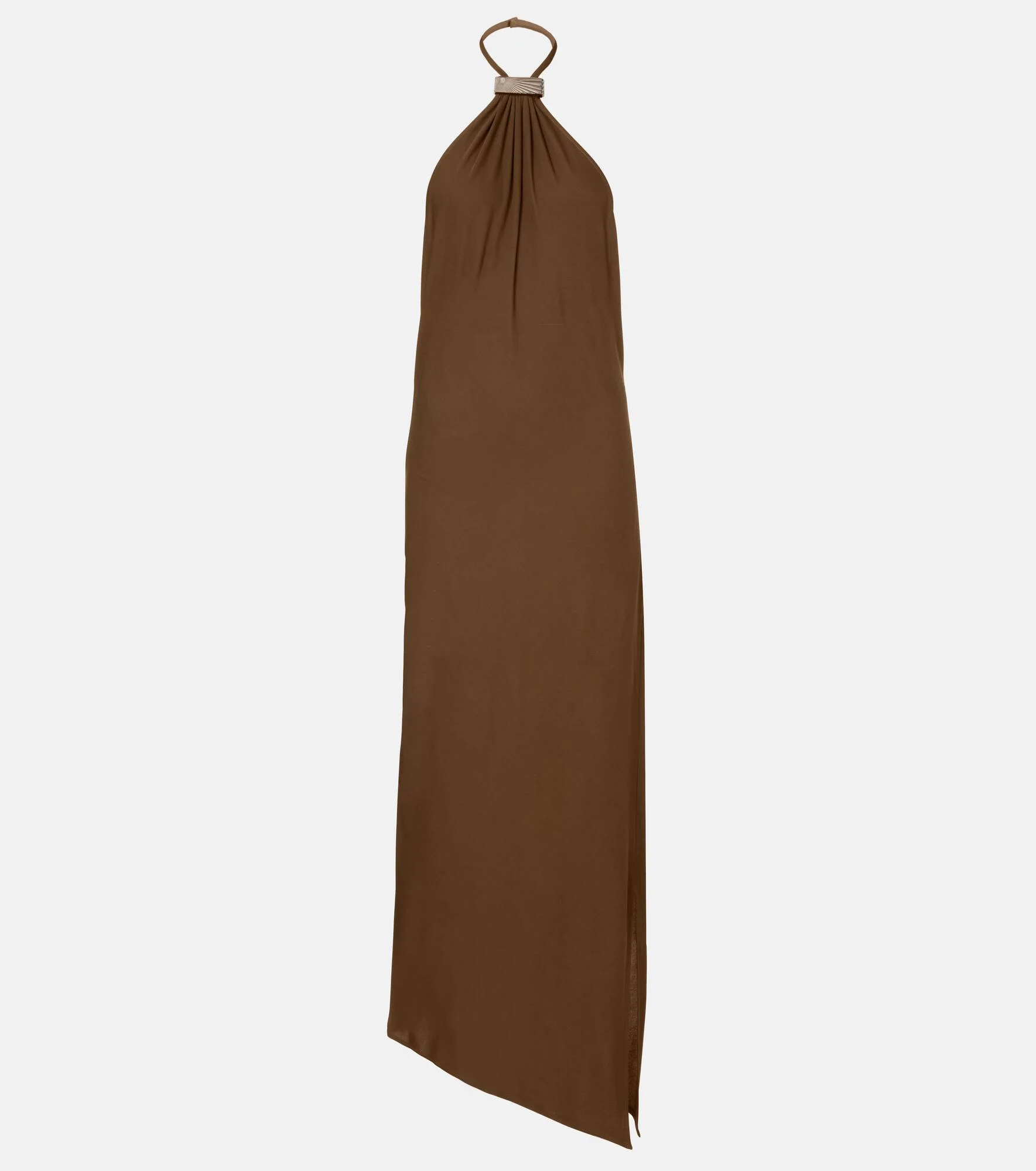 Halterneck open-back midi dress - 1