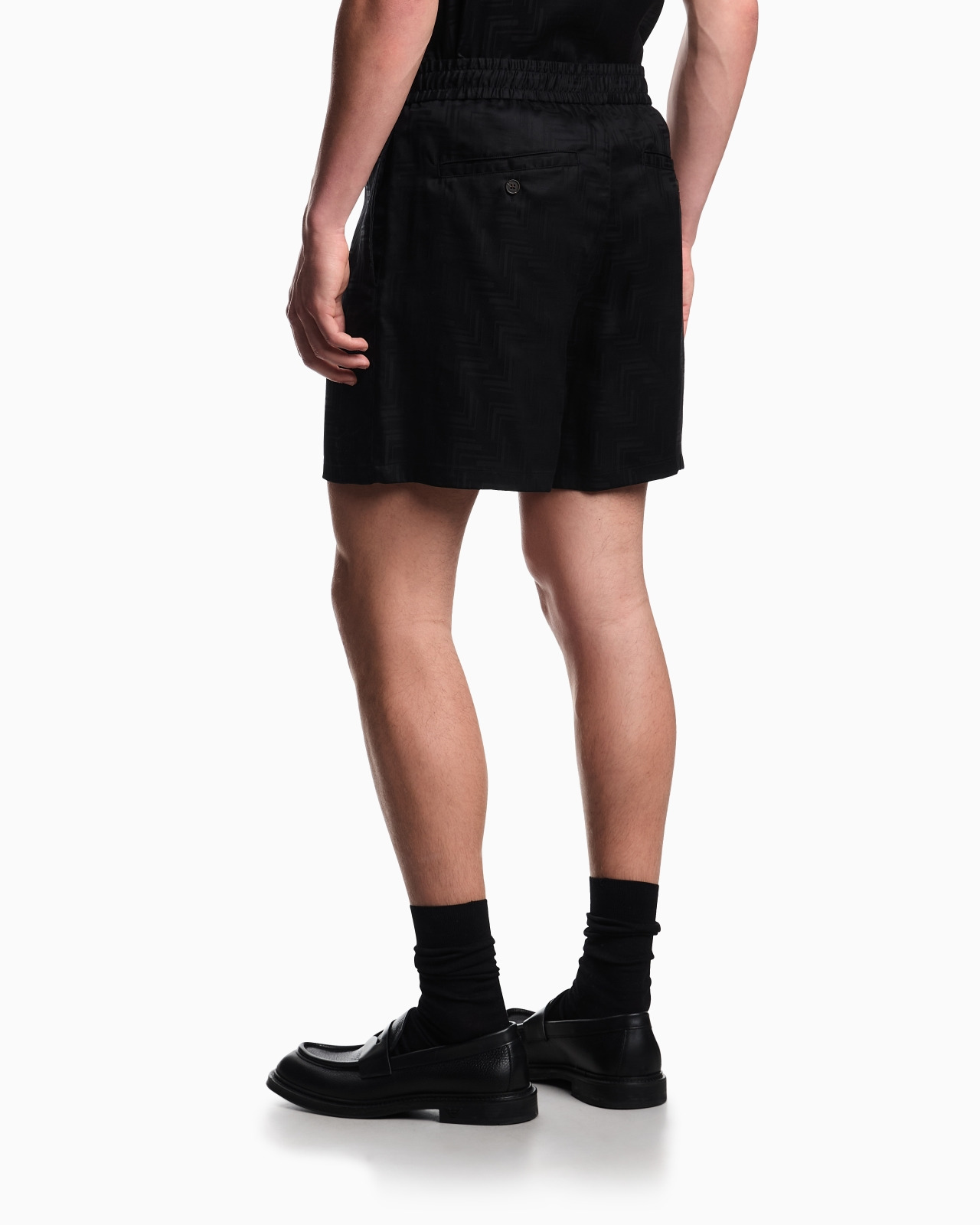 ASV JACQUARD LYOCELL BERMUDA SHORTS - 3