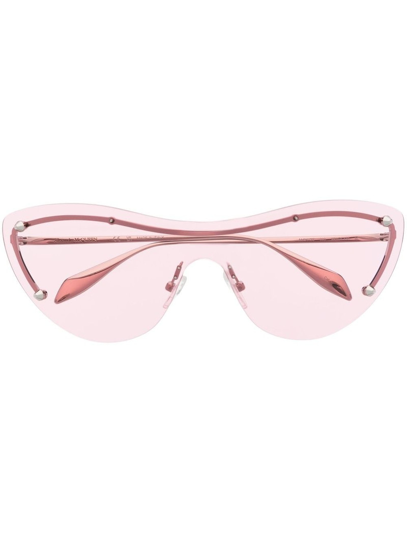 cat-eye spiked-stud sunglasses - 1