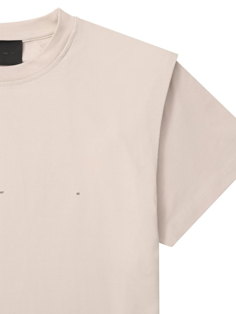 dropped-shoulder cotton T-shirt 3