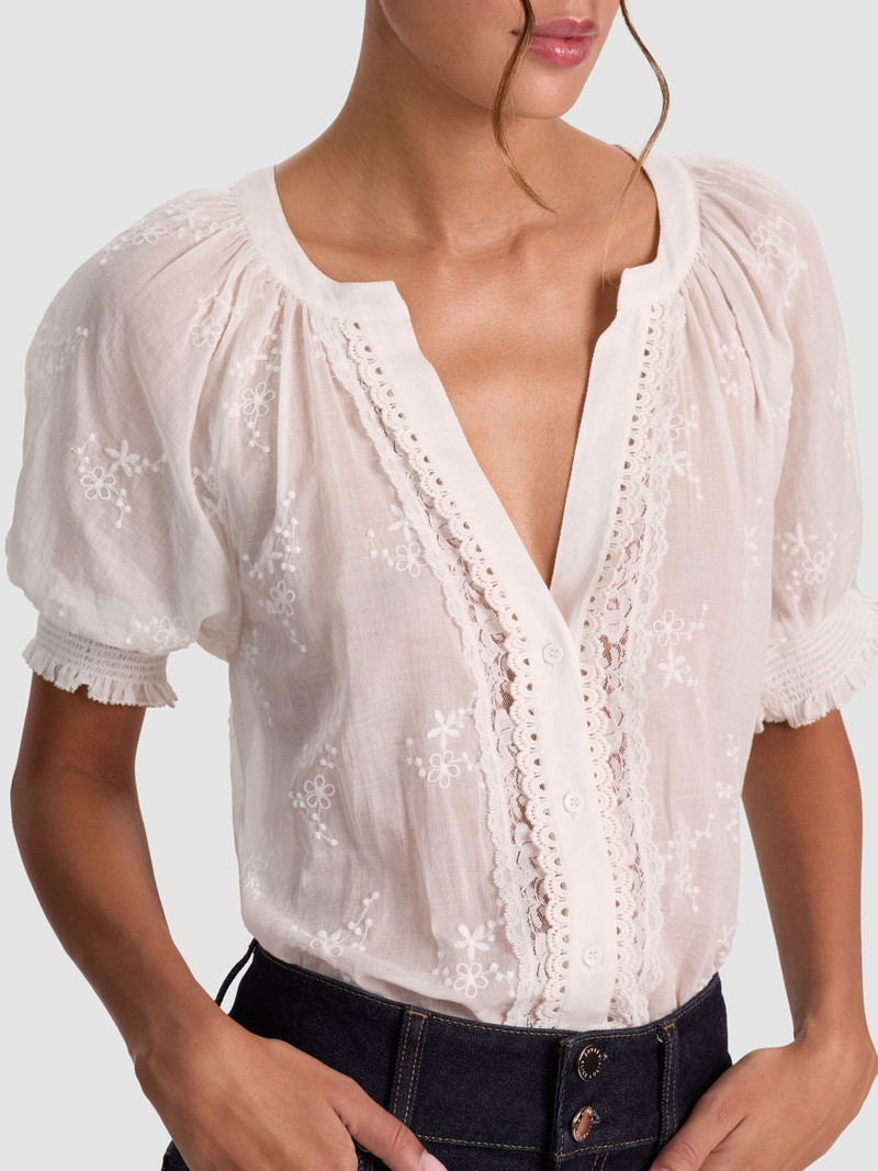 THALIA BUTTON DOWN BLOUSE 5