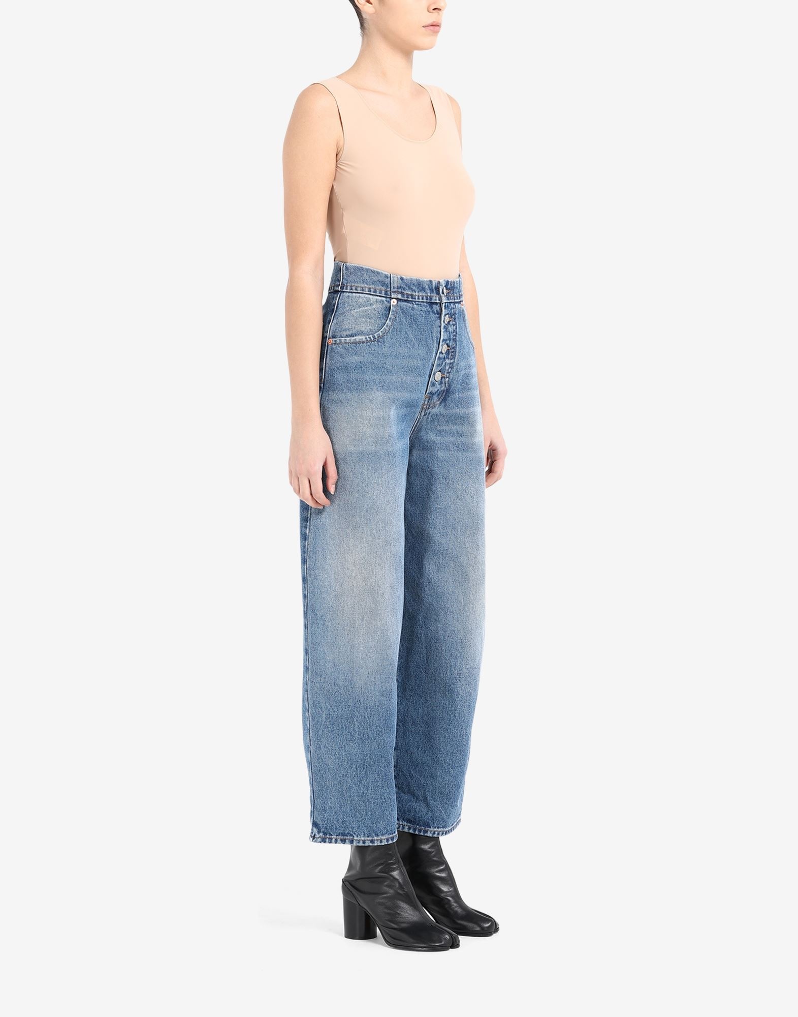 Vintage wash jeans - 3