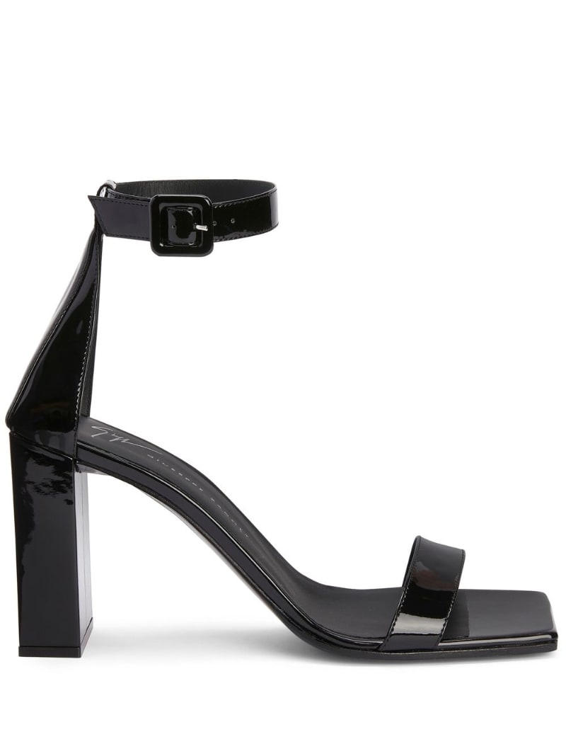 Shangay buckled 85mm leather sandals - 1