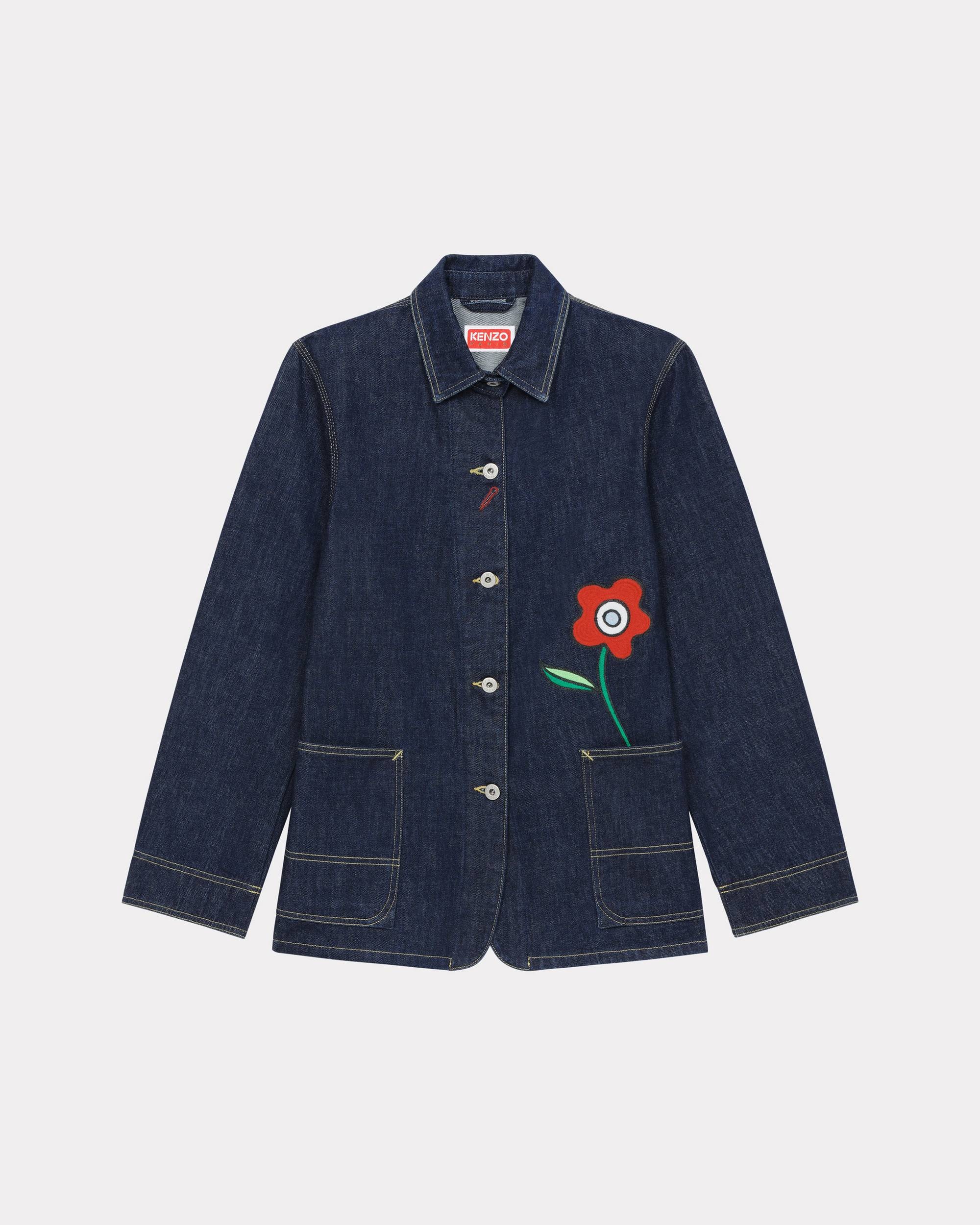 Kenzo x Nigo logo-embroidered Denim Jacket - Farfetch