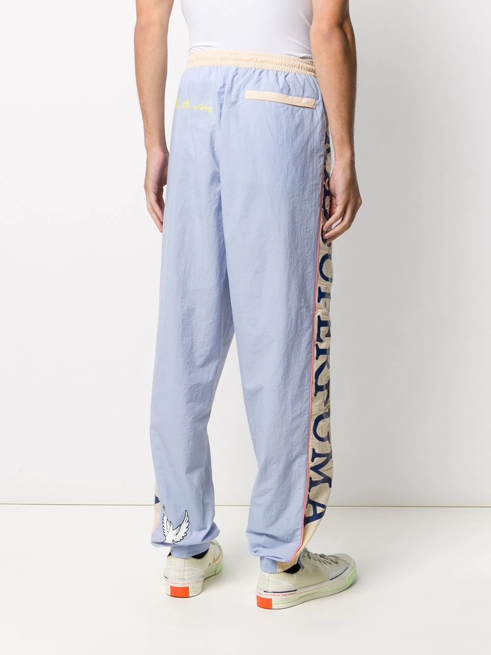 embroidered track trousers  - 4