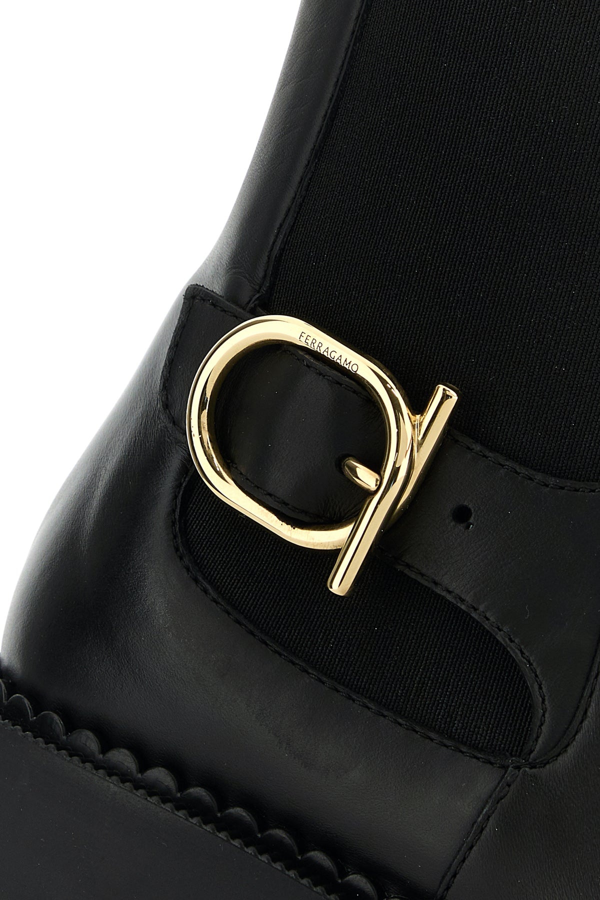 Black leather Tia ankle boots - 4