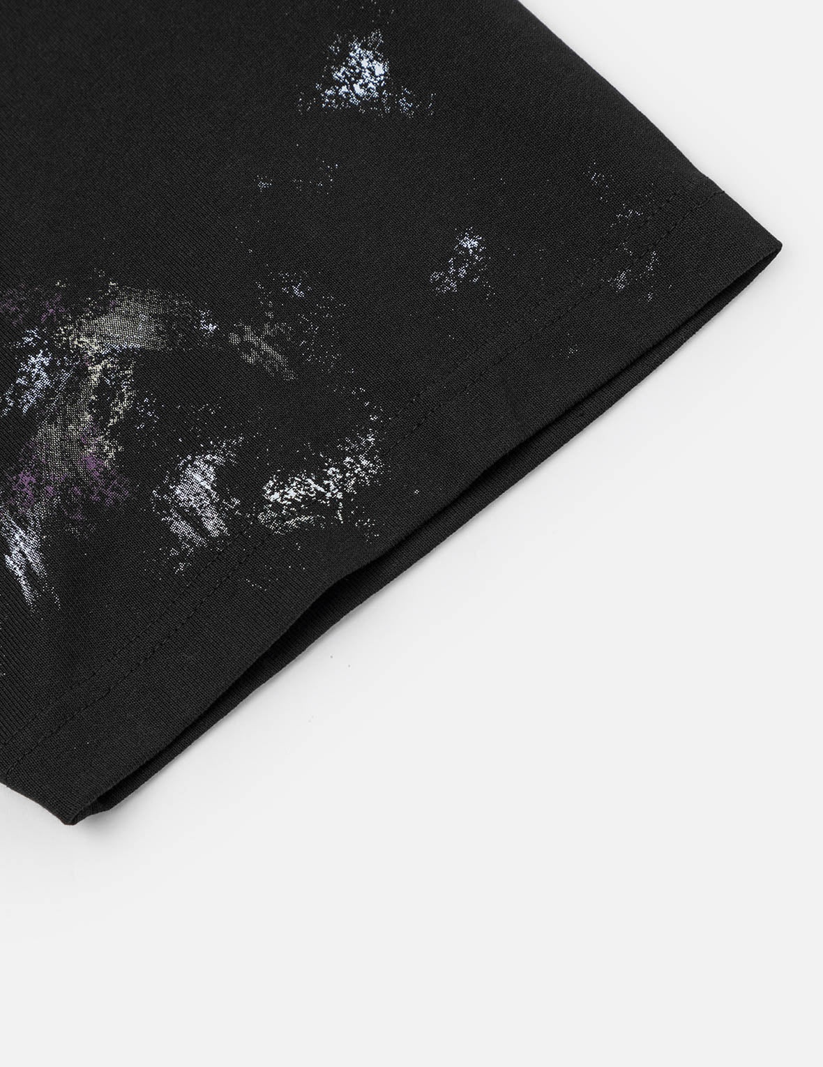 Handbrushed Print Regular Fit T-Shirt - 7