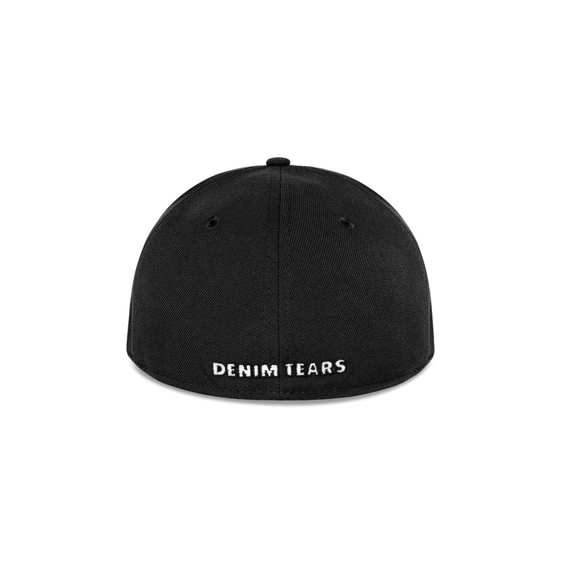 DENIM TEARS Denim Tears Peace New Era Hat 'Black' outlook