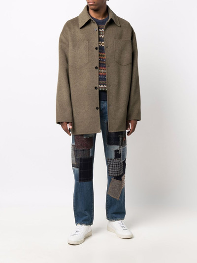 Junya Watanabe MAN patchwork slim-fit jeans outlook