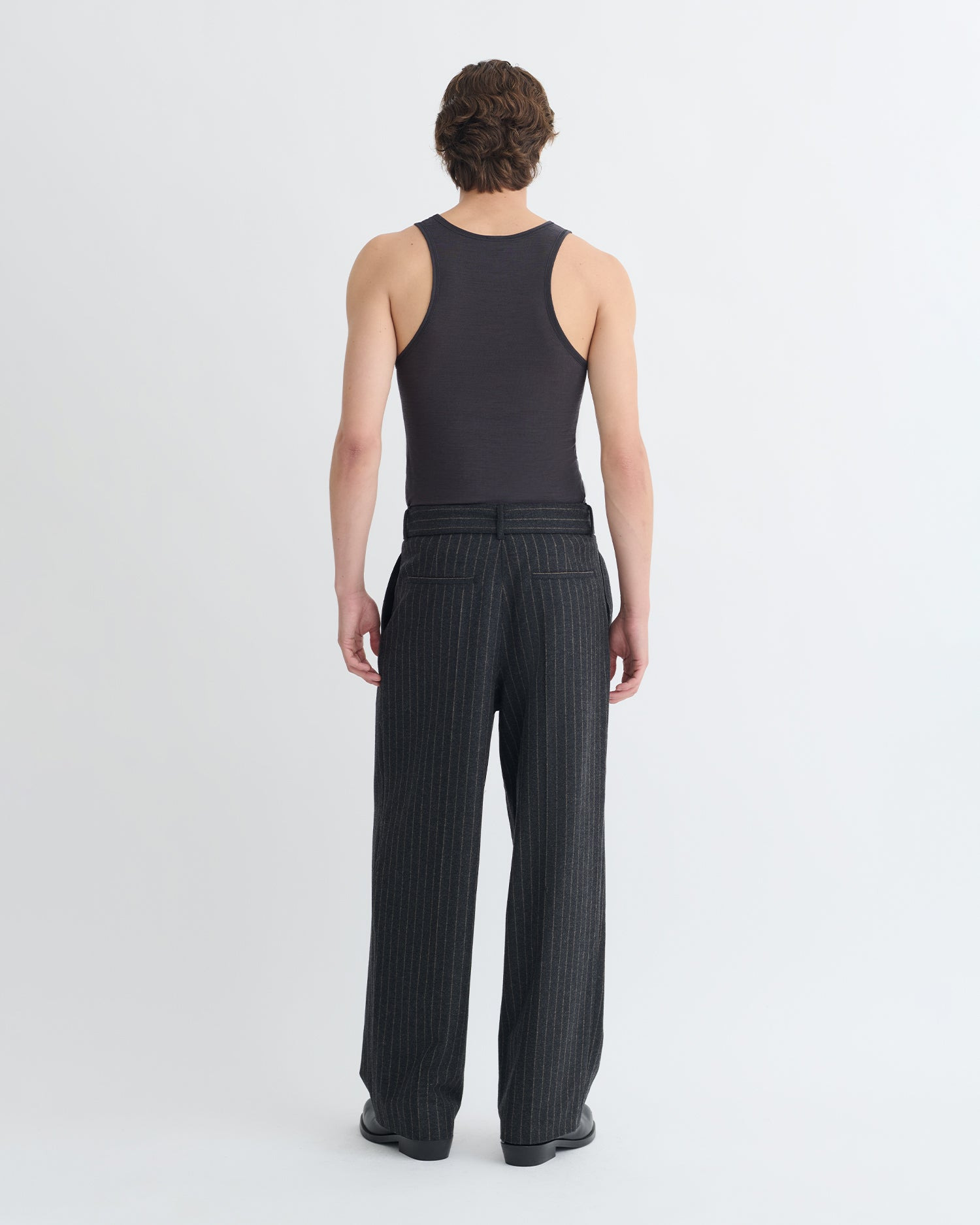 Melange Wool Jersey Tank Top - 5