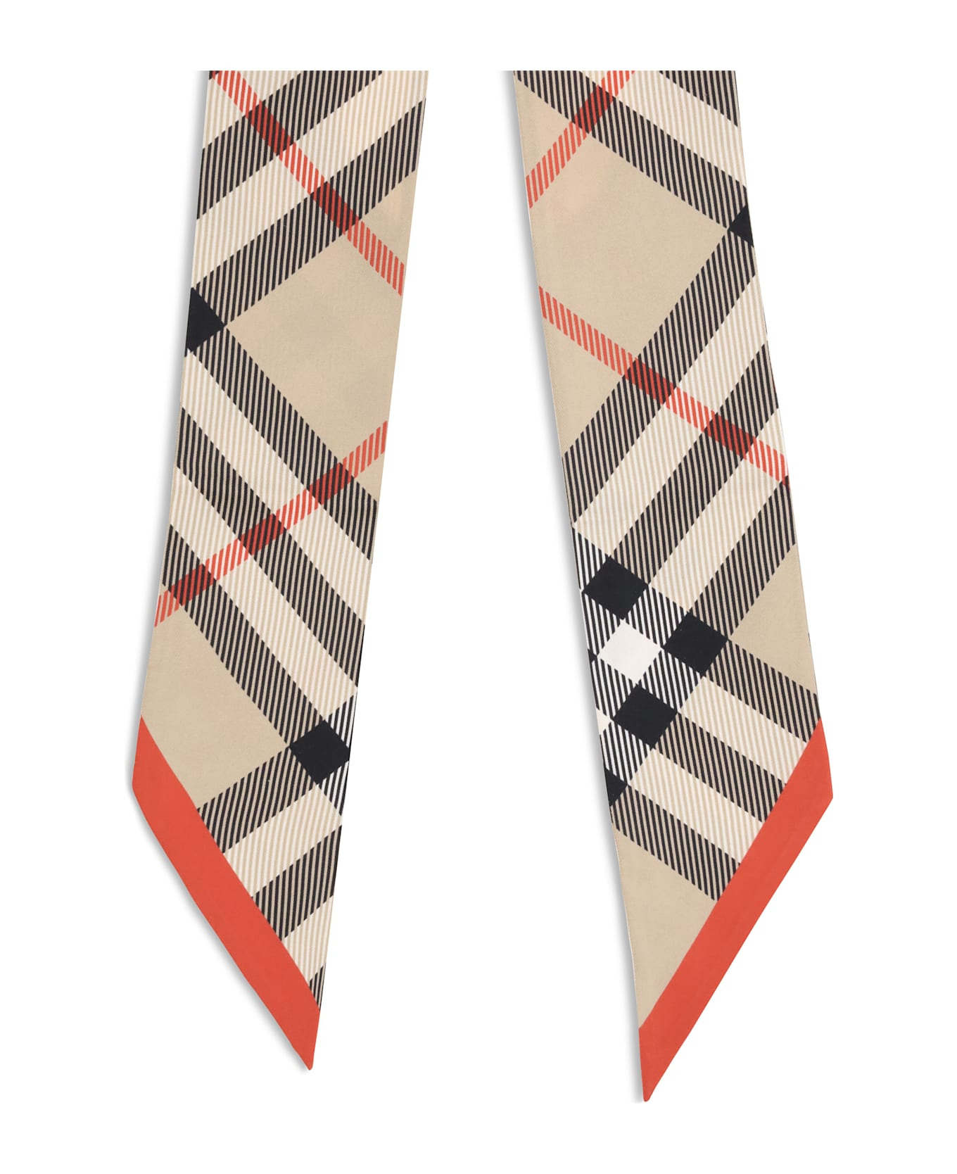 Silk Check Scarf - 3