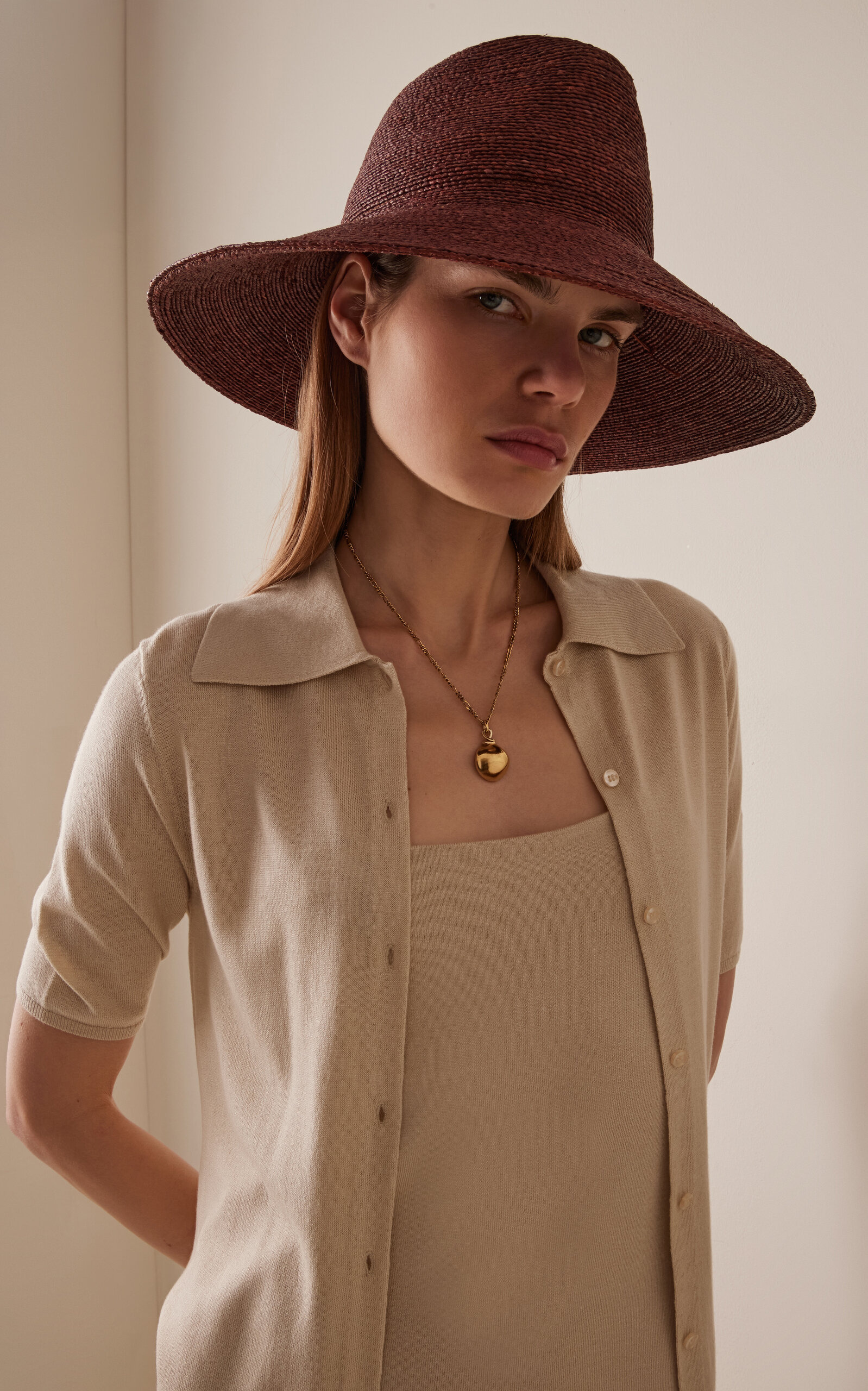 Exclusive Colette Raffia Hat brown - 2