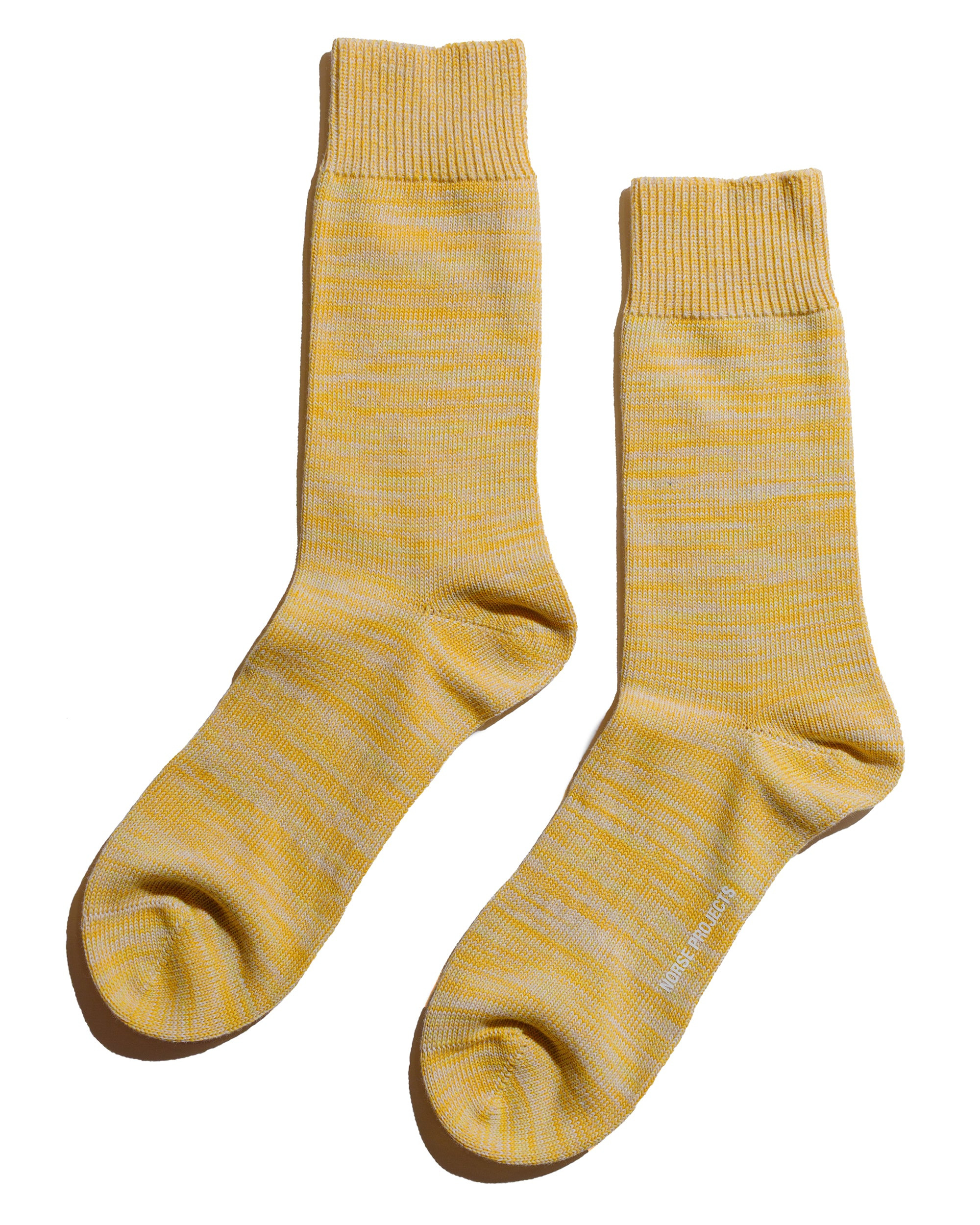 Bjarki Heavy Cotton Twist Sock Warm Yellow - 2