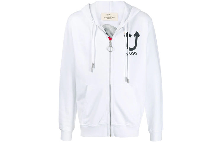 Off-White x UNDERCOVER Crossover Double Sided Logo Printing White OMBE002G197620100188 - 2