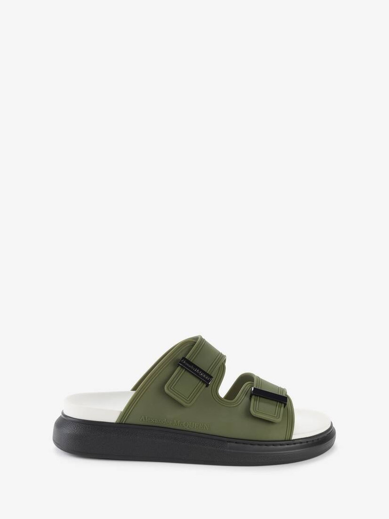 Men's Hybrid Slide in Military Green 1