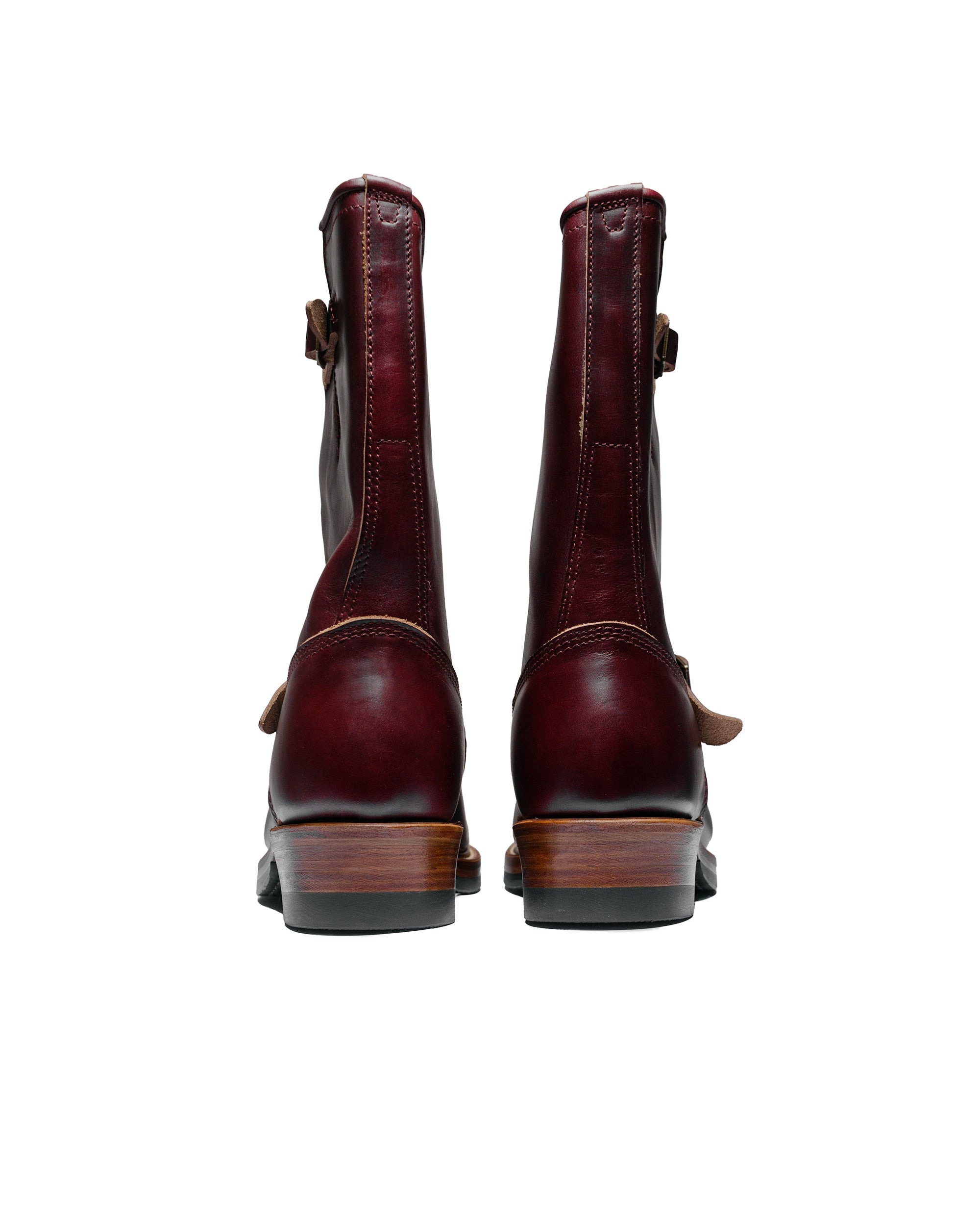 Wabash Engineer Boots Horween CXL Burgundy - 4