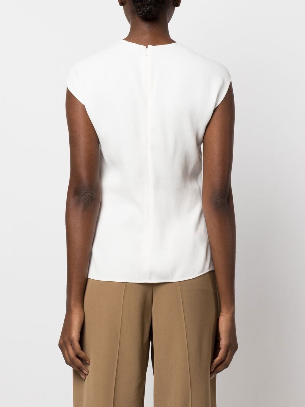 ring-hardware cold-shoulder T-shirt - 4