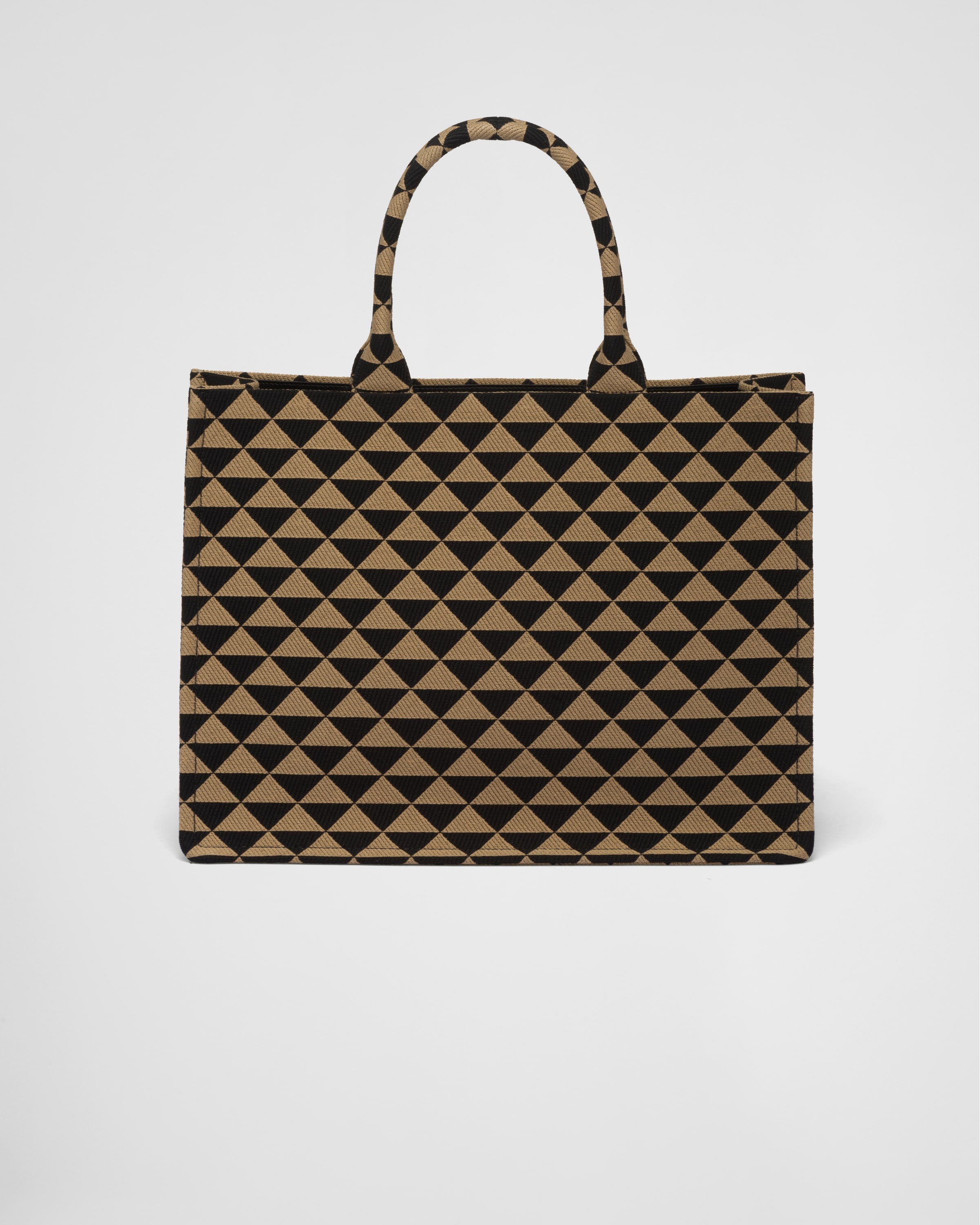 Prada Prada Symbole embroidered fabric tote bag REVERSIBLE