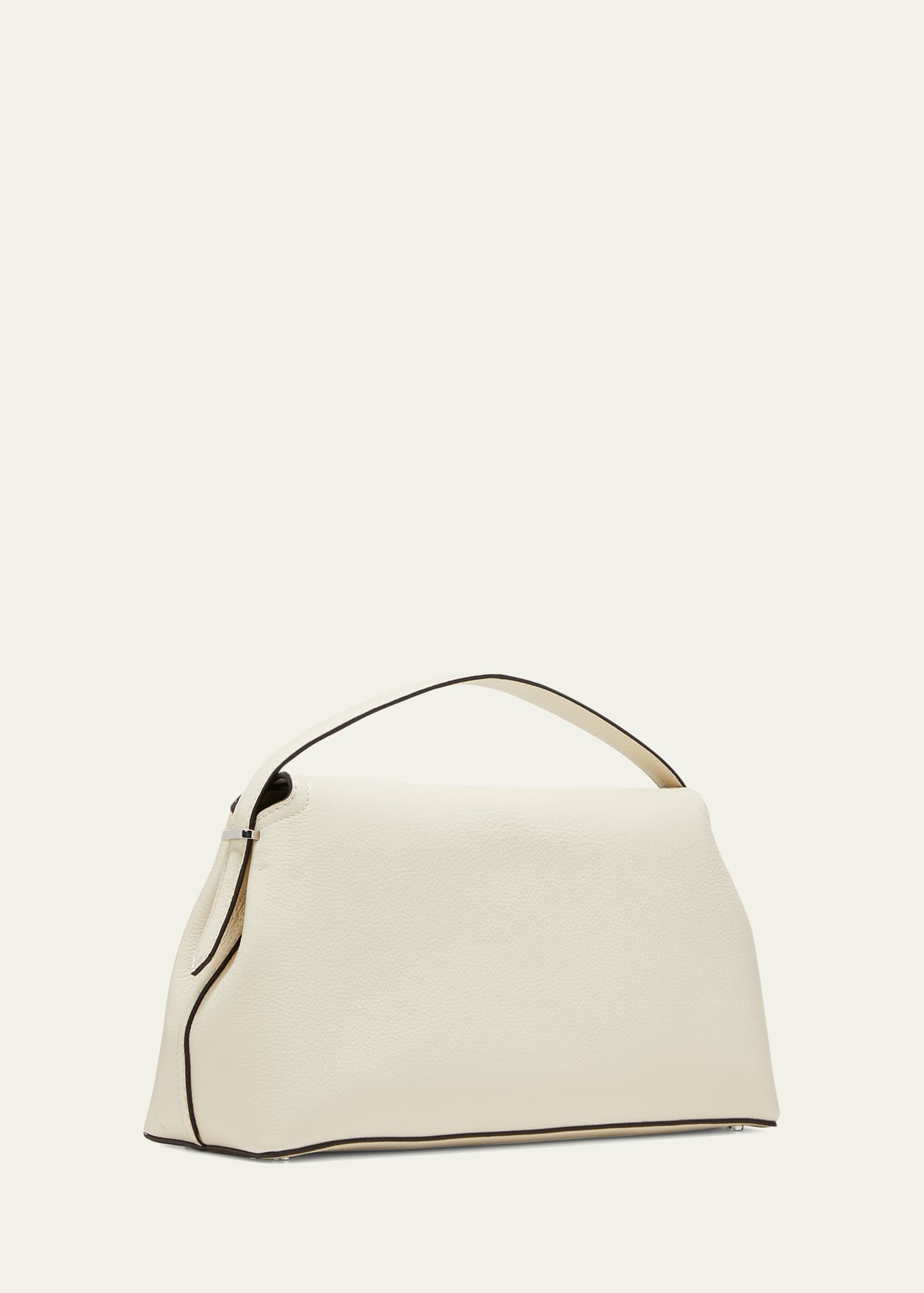 T-Lock Leather Top-Handle Bag - 3