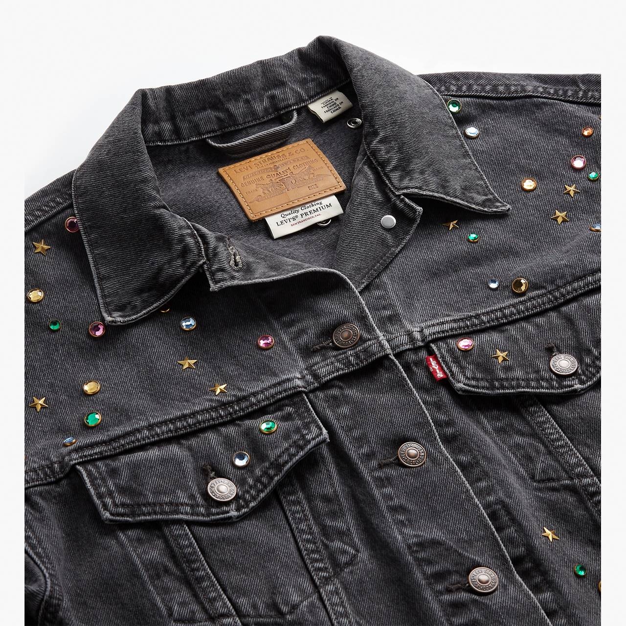 90S STUDDED TRUCKER JACKET - 7